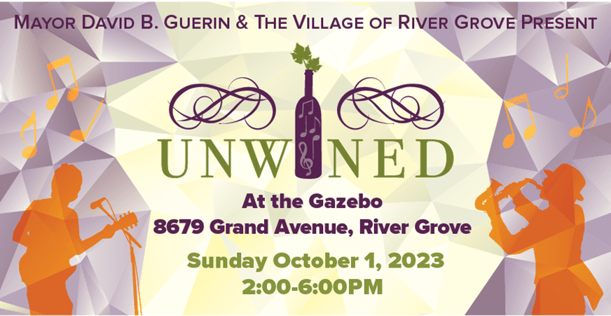 Unwined at the Gazebo Sunday Oct. 1st, 2023 2-6 pm