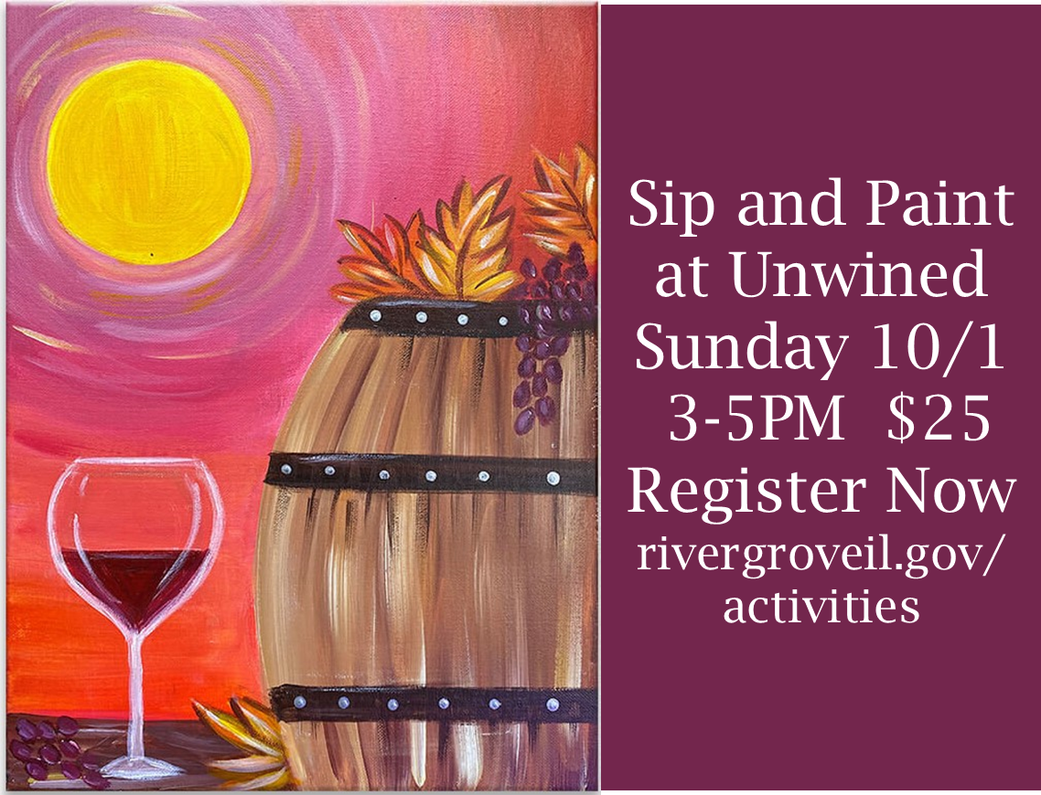 Sip and paint at Unwined 2023
