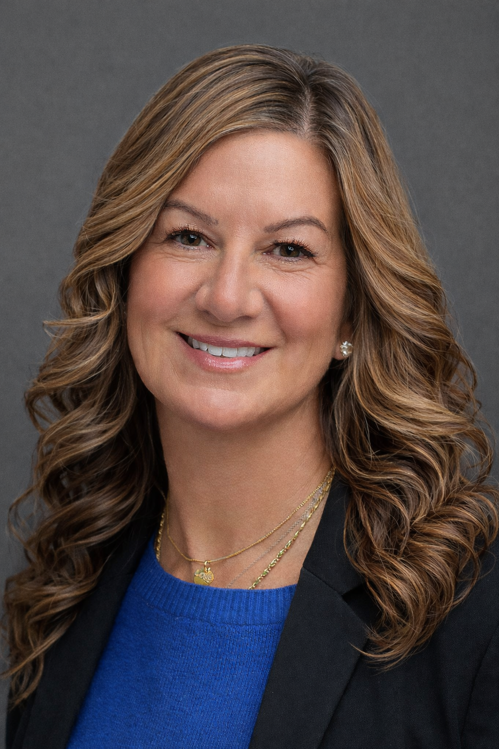 Katie Muellner with grey background