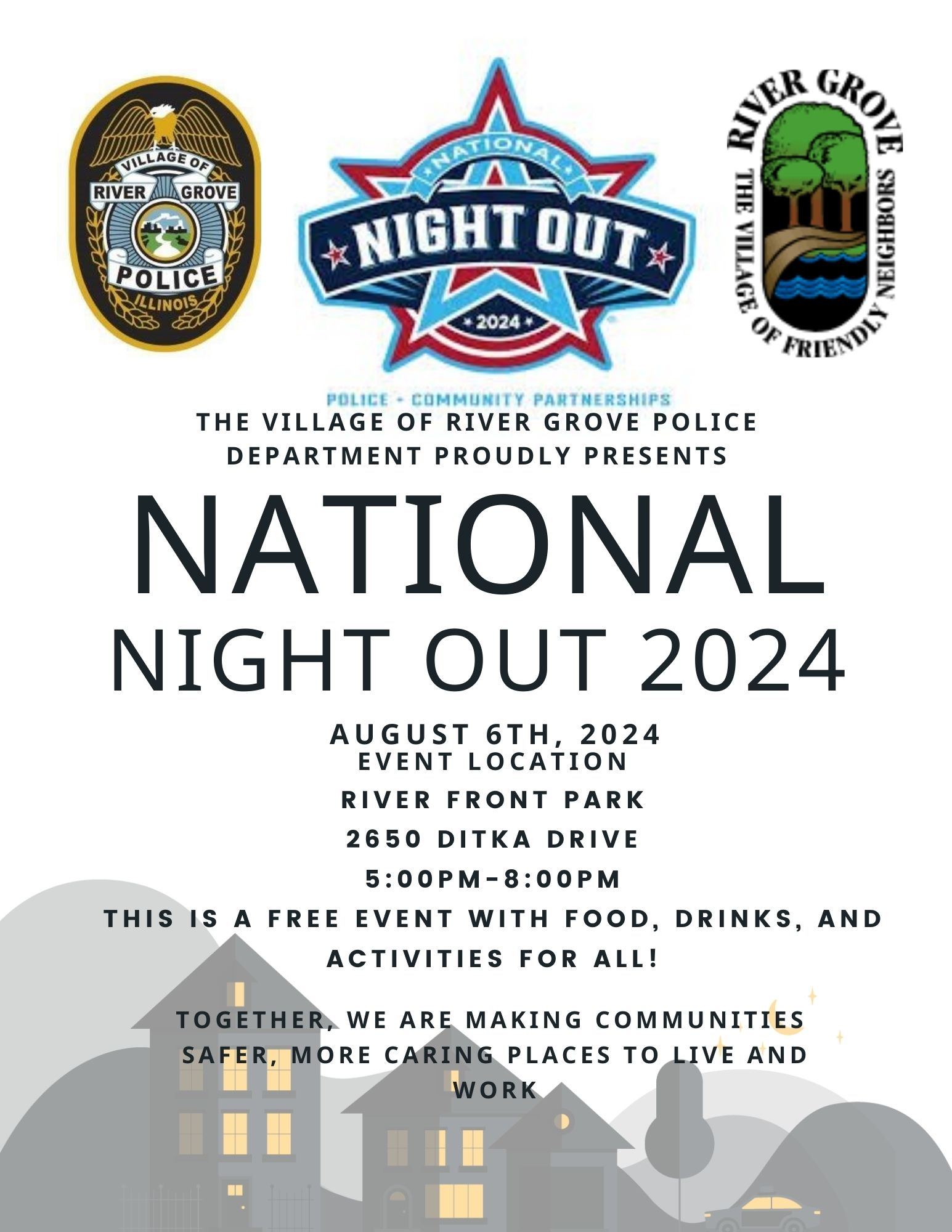 National Night Out August 6th 