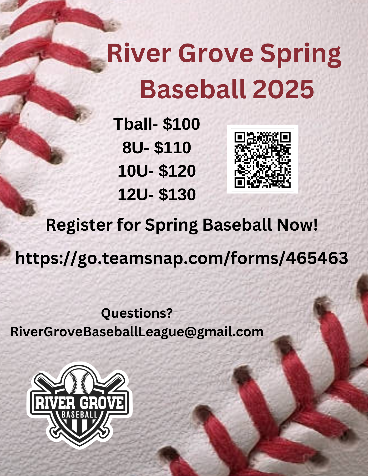 River Grove Spring Baseball 2025