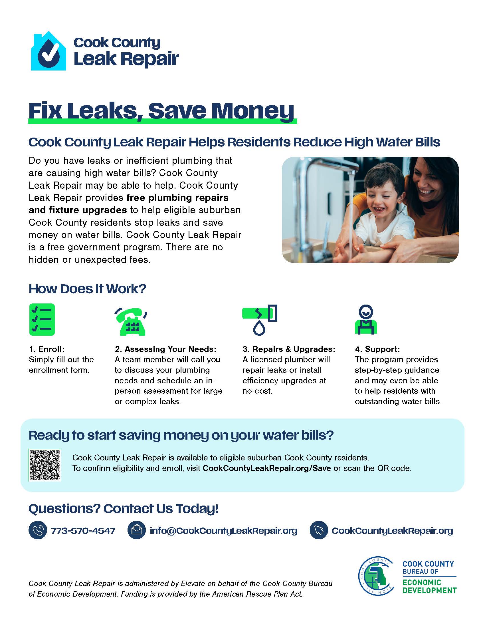 Cook County Leak Repair - Informational Flyer 